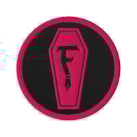 Pink Coffin Emblem Embroidered Patch