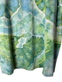 Image 14 of L Adult Combed Cotton Tee in Verdant Geode Ice Dye