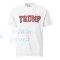Image 2 of TRUMP Arch College Vintage Unisex garment-dyed heavyweight t-shirt from PatriotsCo