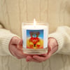 Valentines Day Glass jar soy wax candle