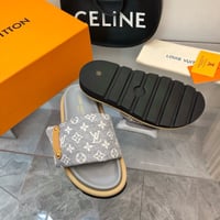 Image 6 of LV Pillow Denim Slides