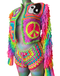 Image 2 of Rainbow Paradise cardigan