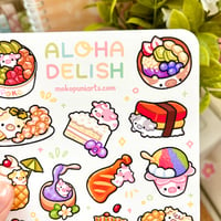 Image 3 of Aloha Delish Sticker Sheet