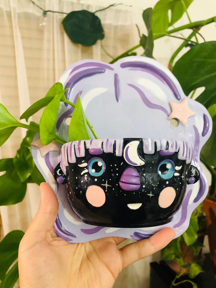 Image of Ms. Stars and Moon Wall Planter 