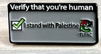 Image 1 of Verify that you’re human pin badge