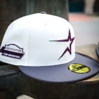 Image 1 of New Era 59Fifty “Maroon Knight “ by STEVO