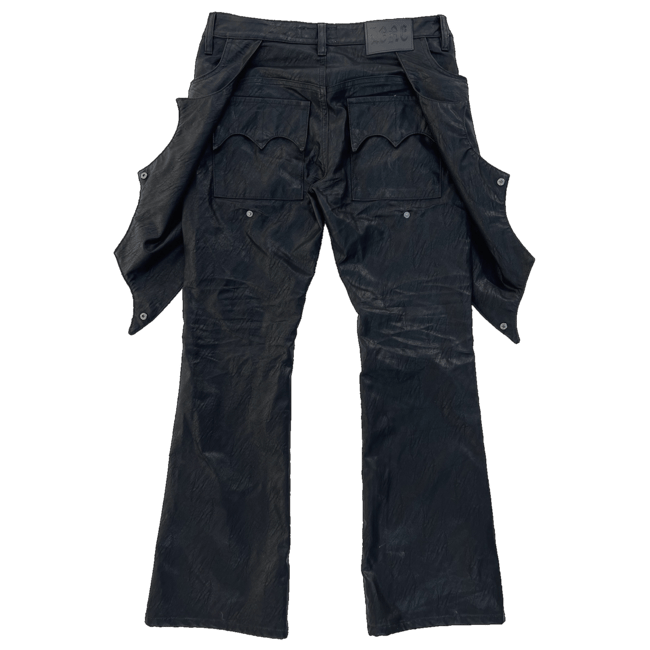 BAT WING LEATHER PANTS | LONE