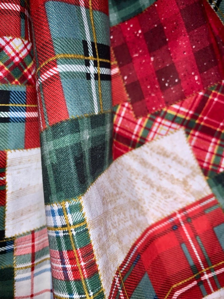 Image of Patchwork Christmas Bow