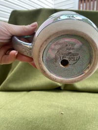 Image 3 of Golden Pothos in Purple Chrome Mug