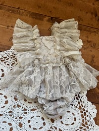 Image 4 of Light Taupe  Newborn Romper