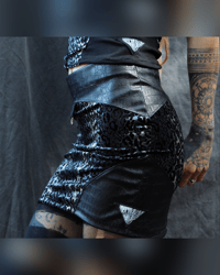 Image 2 of KORA skirt, zemi transparent leopard