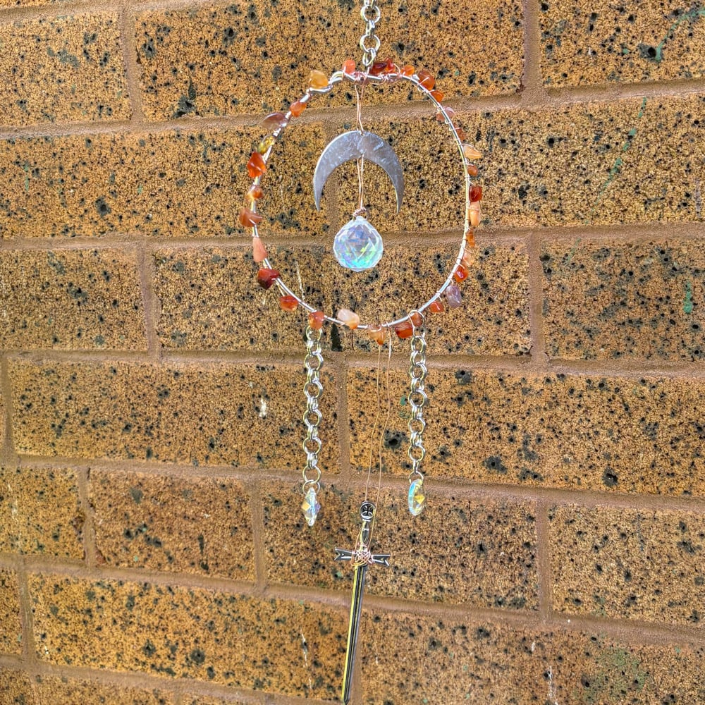 Image of carnelian suncatcher