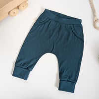 Image 1 of Merino Slouch Pants - Sea green