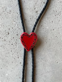 Image 2 of Barbed Wire Heart Red