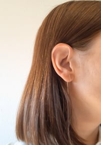 Image 3 of Gold filled double needle earrings 