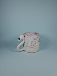 Image 1 of Swan mug (aqua)