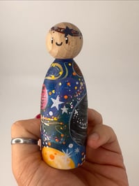 Image 1 of COSMO - Space themed Peg Doll