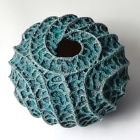 Image 1 of Cherry Wood Vessel - Highly Embellished (525)