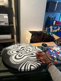 Image 4 of Mocha “Panda” Table 