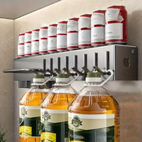 Image 8 of 60cm Wall-mounted Kitchen Organiser Shelf Spice Storage Rack Kitchen Knife Holder Wall 