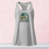 Image 4 of "Sunset Surf" fitted racerback tank top