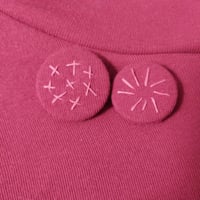 Image 1 of KylieJane Swing top -red knit Button