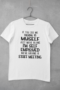 Image 1 of Self-Employed Meeting T-Shirt