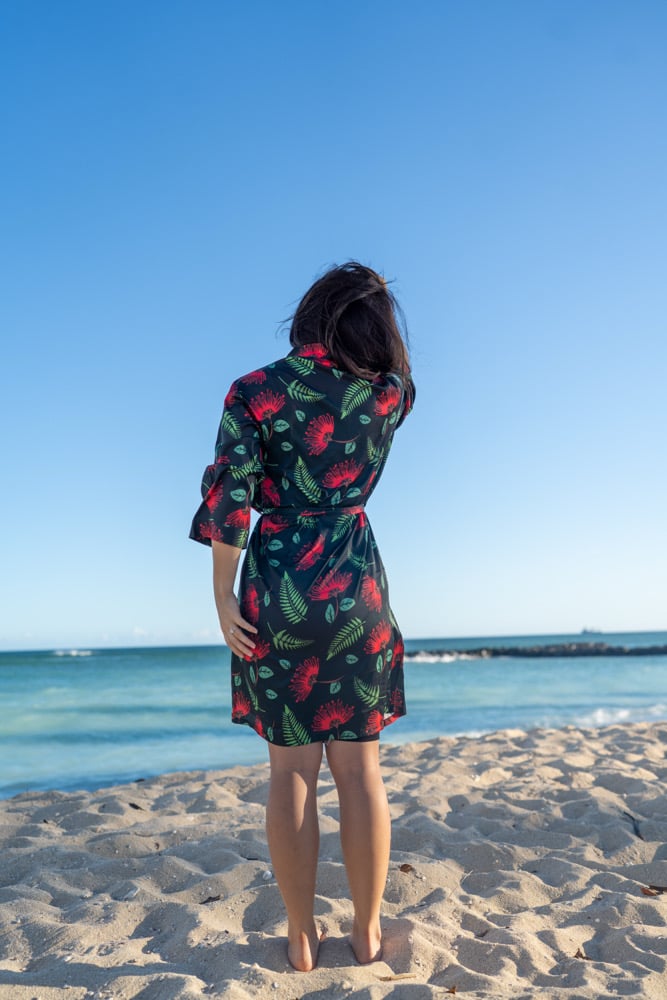 Image of From The Lava Ohia + Fern Satin Robe