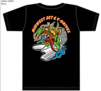 Image 1 of Black monster logo Tee Shirt