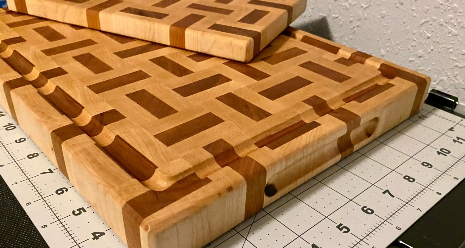 Image of End Grain Butcher Block Cutting Board