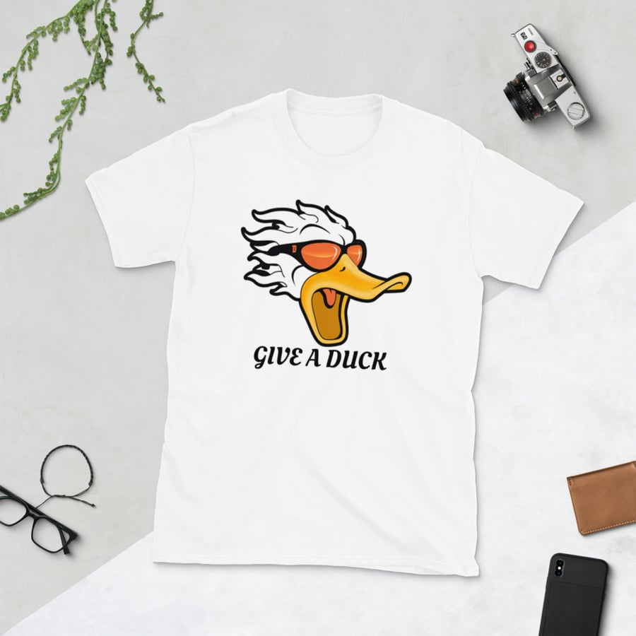 Image of Give a Duck Short-Sleeve Unisex T-Shirt