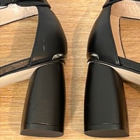 Image 13 of Stuart Weitzman Black Ankle Strap Open Toe Genuine Leather Women's Sandals