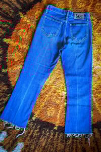Image 2 of Vintage Lee denim flares Size XS-S