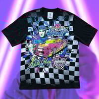 Image 1 of ADIDAS X JEREMY SCOTT RALLY TEE MENS SHIRT SIZE SMALL CHECKERED NEW