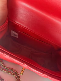 Image 2 of Chanel Mini Flap Bag Red
