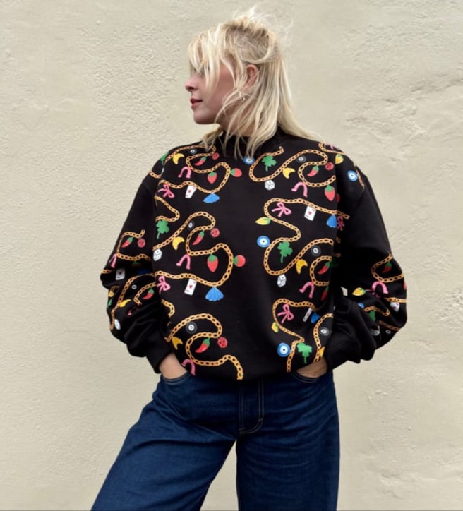 Image of Lucky charms mock neck sweater 