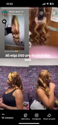 Image 2 of 30 in body wave wig highlights 