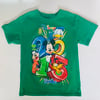 Green Disney t shirt size 7-8 years I