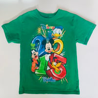 Image 5 of Green Disney t shirt size 7-8 years I