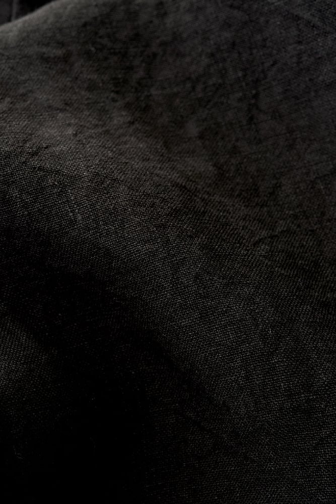 Image of A KIND OF GUISE ELASTICATED WIDE TROUSERS MYSTIC BLACK