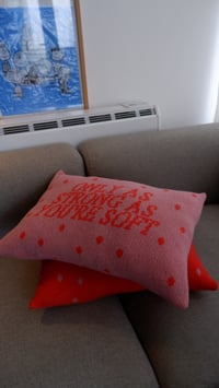 Image 1 of ONLY AS STRONG AS YOU’RE SOFT CUSHION SAMPLE