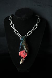 Image 1 of Dead Good taxidermy pheasant head necklace 