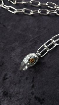 Image 3 of Dead Good Lady bird quartz amulet small