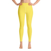 Image 1 of PARIS DAISY YOGA LEGGINGS 