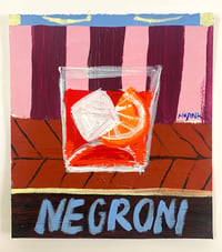 Negroni on claret & pink