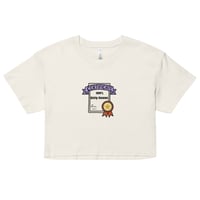 Image 1 of Silly Goose Certificate Crop top 