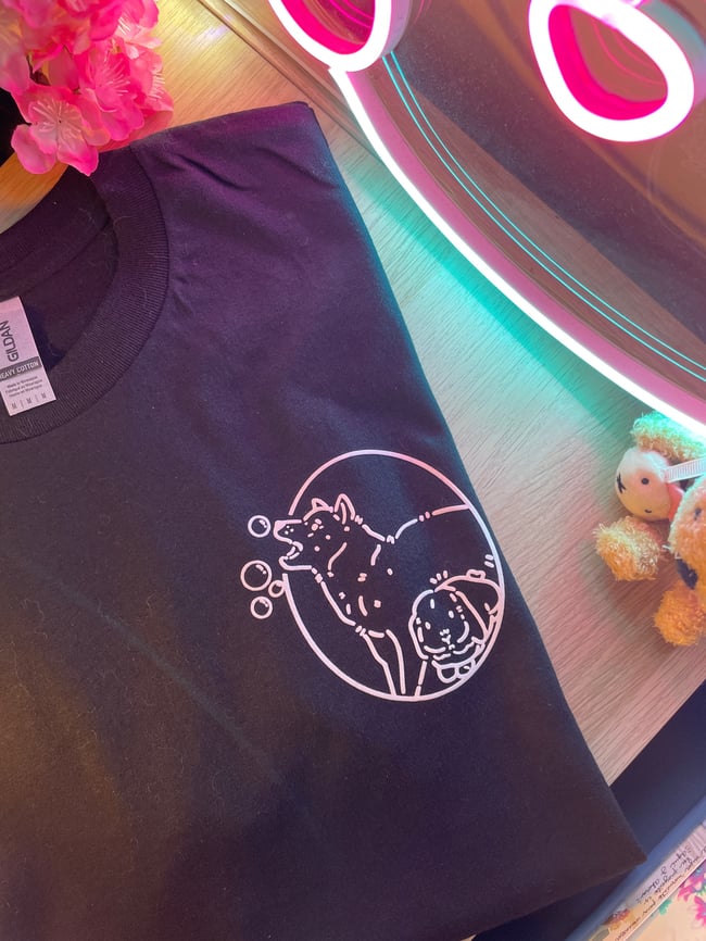 Camiseta negra PERSONALIZADA