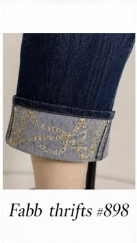 Image 7 of NWT Sz 18 Old Skool Denim Capri #898*1.9