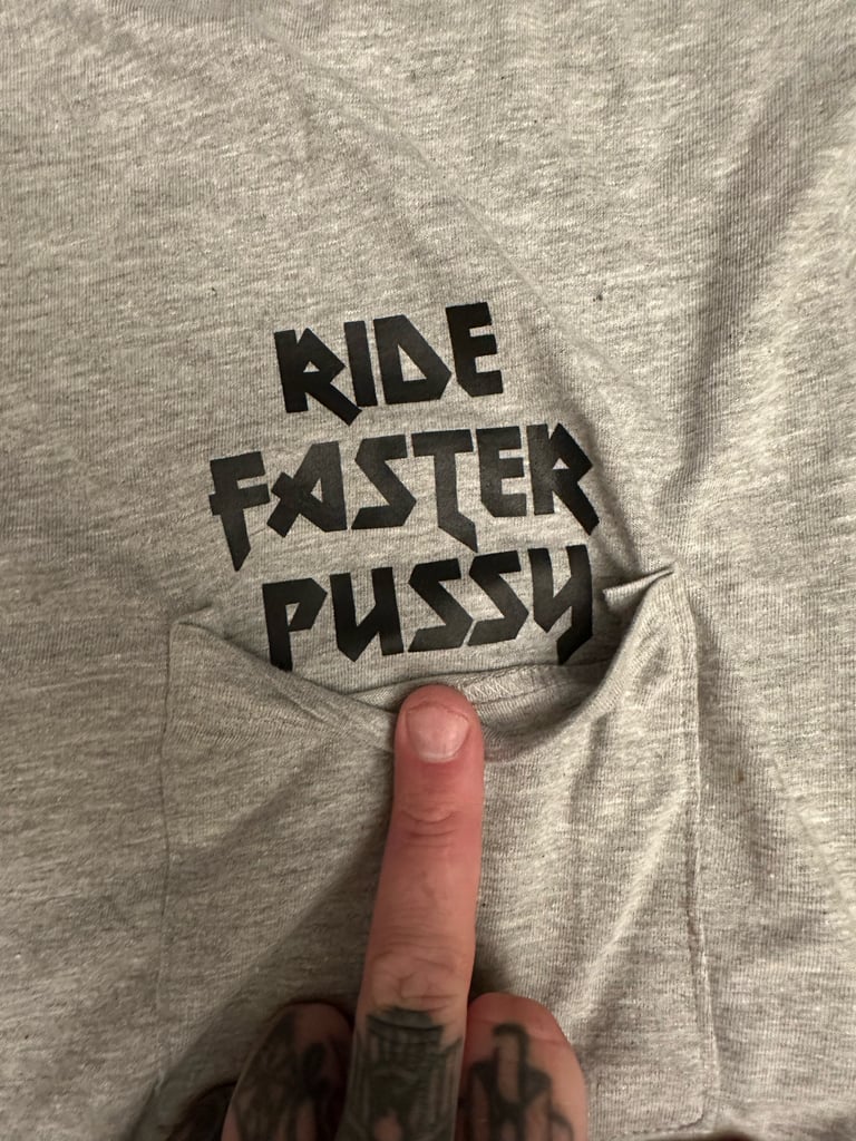 Pocket Pussy Tee Heather  Image 2