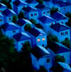 House at Fajr original oil painting 
